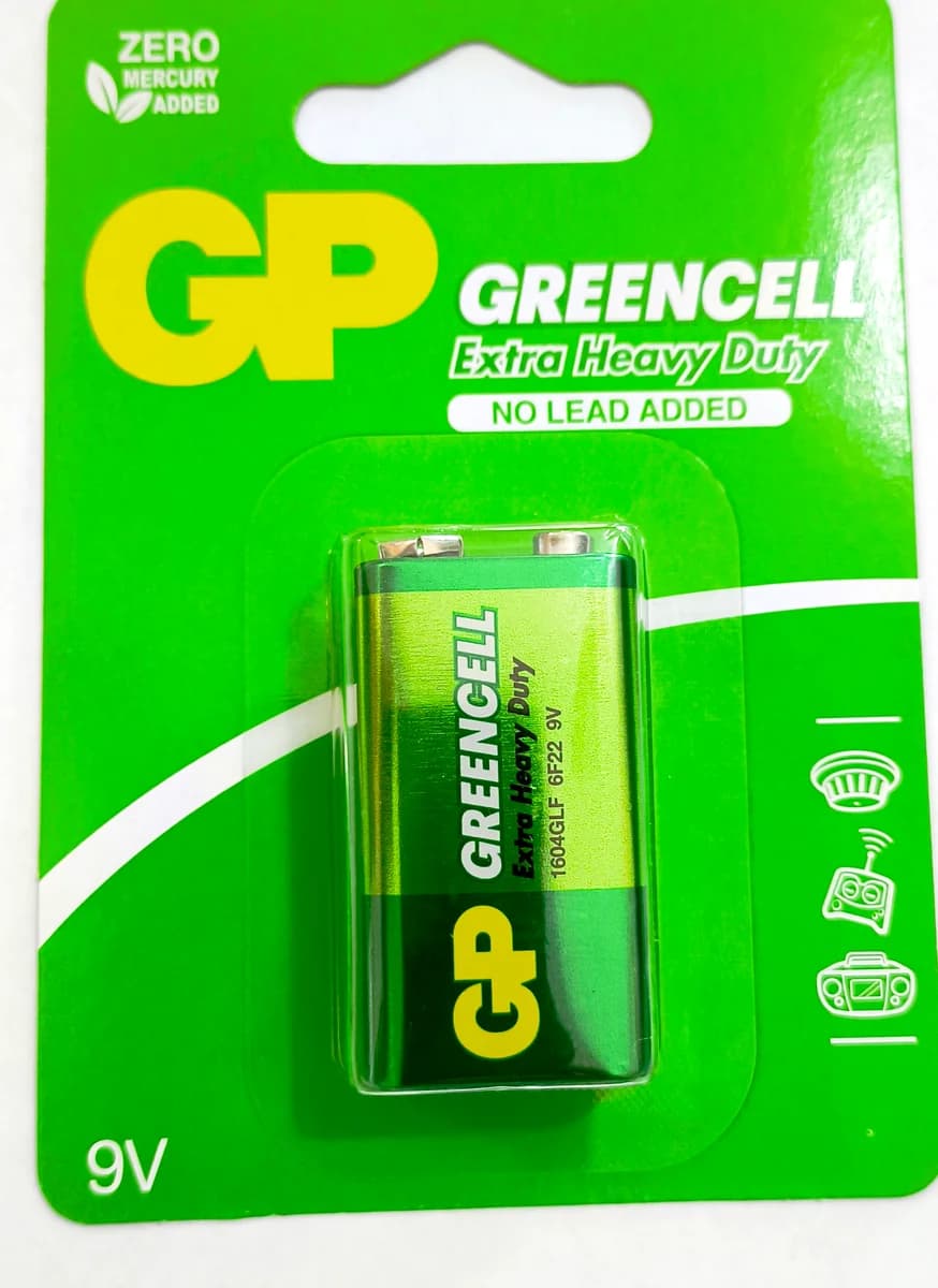 Imagen de Pila 9v Gp Extra Heavy Duty GP1604GLF-2U1