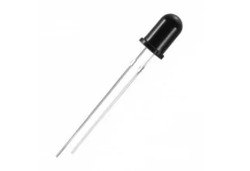 Imagen de Diodo Led 5mm Receptor Negro Arduino
