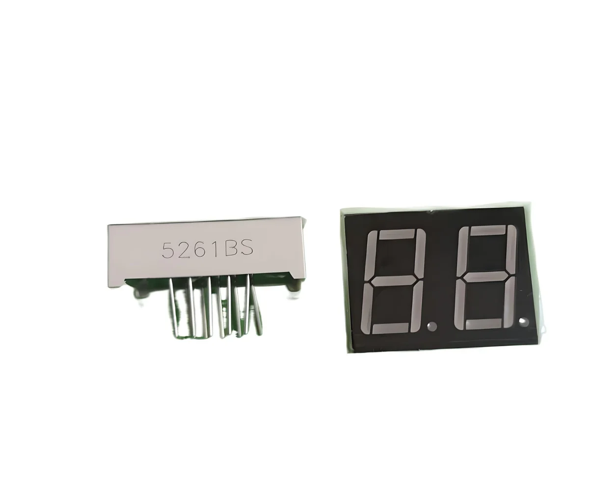 Imagen de Pantalla Led Display de 2 digitos 7 Segmentos 23x17x5mm Arduino 5261BS