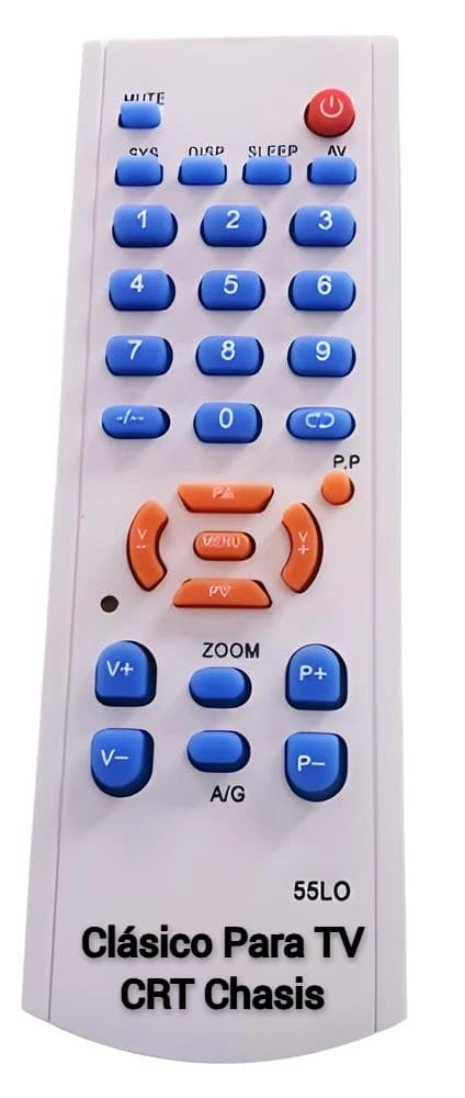 Imagen de Control Remoto Chasis chino CRT 57LO BLANCO