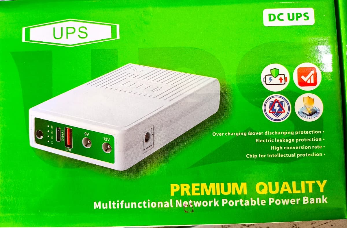 Imagen de UPS Mini POWER BANK 10400MAH SALIDA 12,9 Y 5V USB2A REF: YF-011