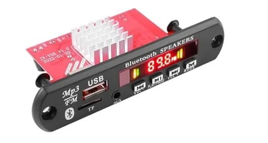 Imagen de Módulo Reproductor Bluetooth FM USB SD 8-25V 120 Watts