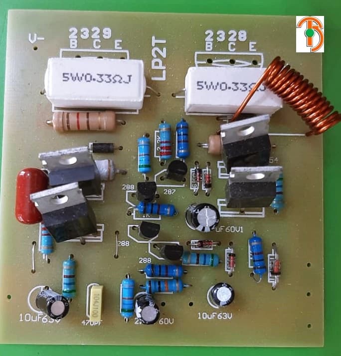 Imagen de Tarjeta Amplifiadora de 100 Watts Monofónica 2 Transistores No incluidos