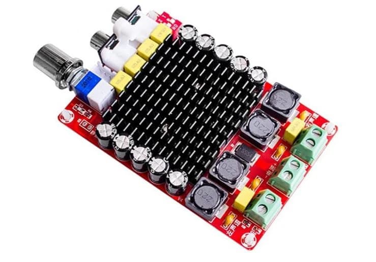 Imagen de Tarjeta Amplificadora 12/24 VDc 100wx2 Tda7498 XH-M510