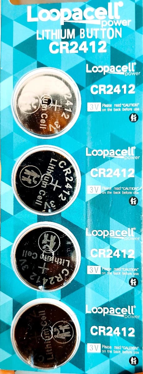 Imagen de Pila De Lítio CR2412 Loopacell De 3 Voltios (Venta por Unidad)