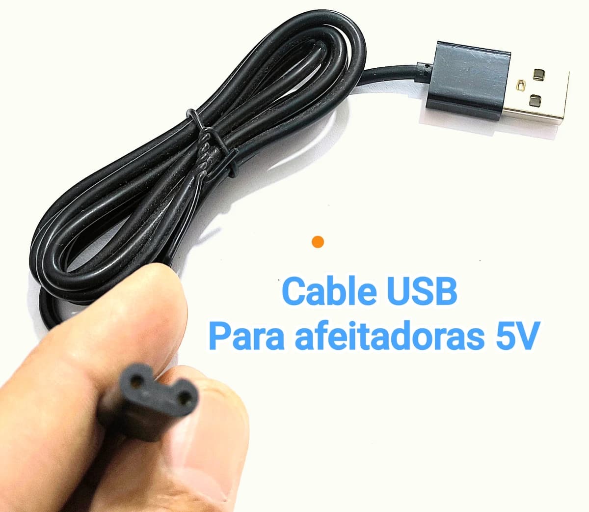 Imagen de Cable Cargador Usb Afeitadora Flyco Modelos FS801 FS802 FS811 FS821 FS825 FS826 FS827 FS852 FS857