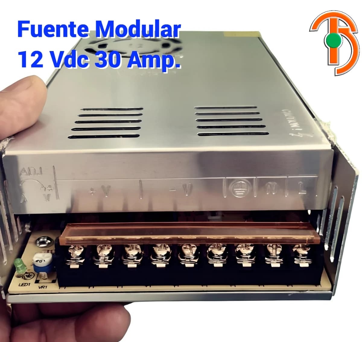 Imagen de Fuente Modular de 12 voltios 30A 110/220vac 360W S-360-12