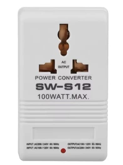 Imagen de Transformador Convertidor de 110-220vac 220-110vac 100 watts SW-S12