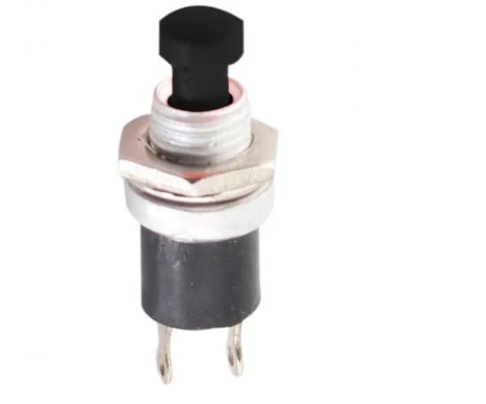 Imagen de Interruptor Push 2 patas Negro NC NB-804