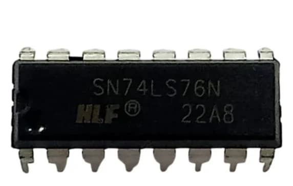 Imagen principal de Ic 74ls76N Dip-16 TTL Flip Flop J-K