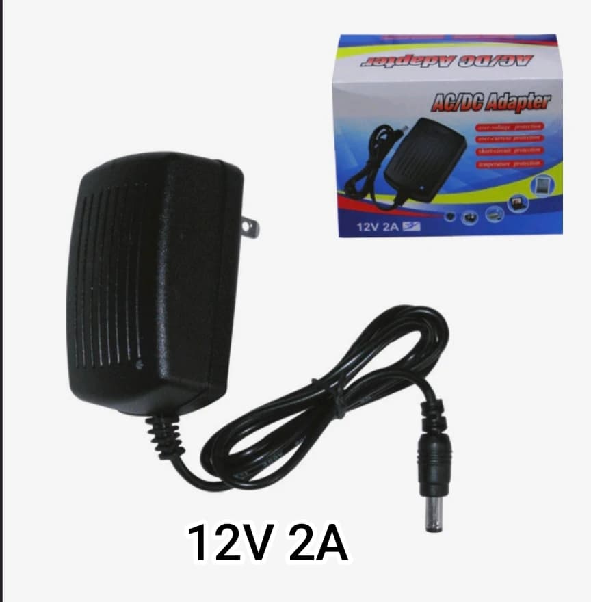 Imagen de Fuente Para Cámaras Wifi y Cctv de 12 voltios 2 amperios Plug 5.5x2.1mm
