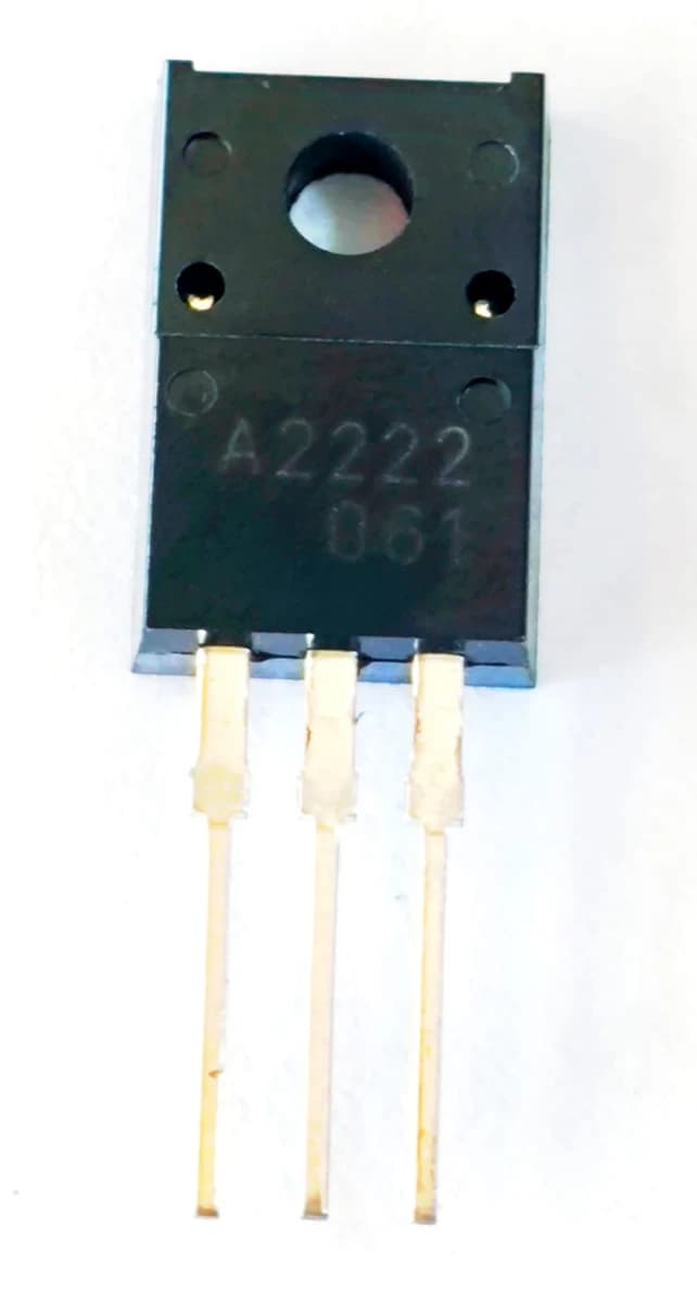 Imagen de Transistor A2222 Pnp To-220F Bjt Impresoras.. (Complemento C6144)
