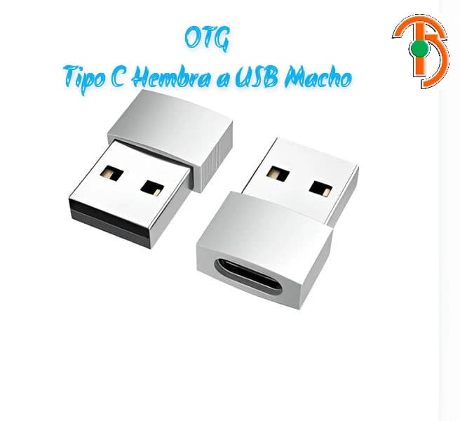 Imagen de Adaptador Usb A macho a Tipo C hembra Otg 6983646411967