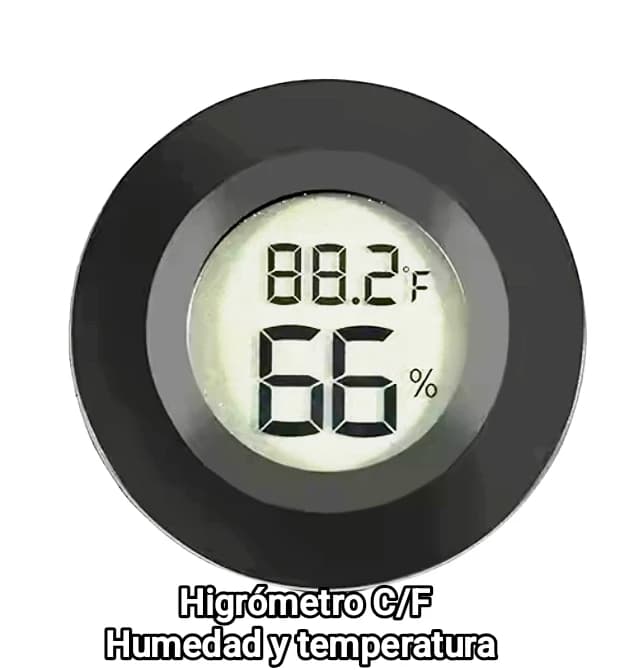 Imagen de Termómetro Higrómetro Digital Gradoos C/F Neveras,Incubadoras,Ambientes,Frigoriífcos 82770211664S