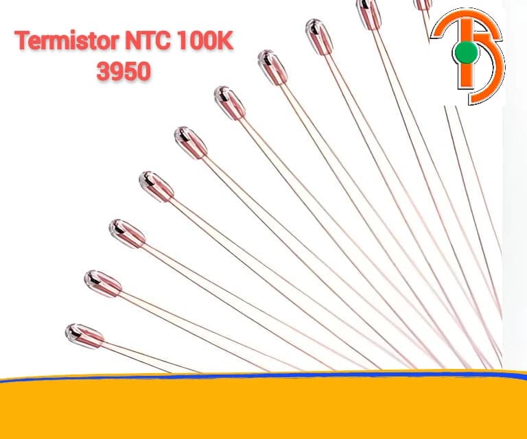 Imagen de Termistor 3950 1% 1.8MM NTC 100K (Paquete de 10 uds)