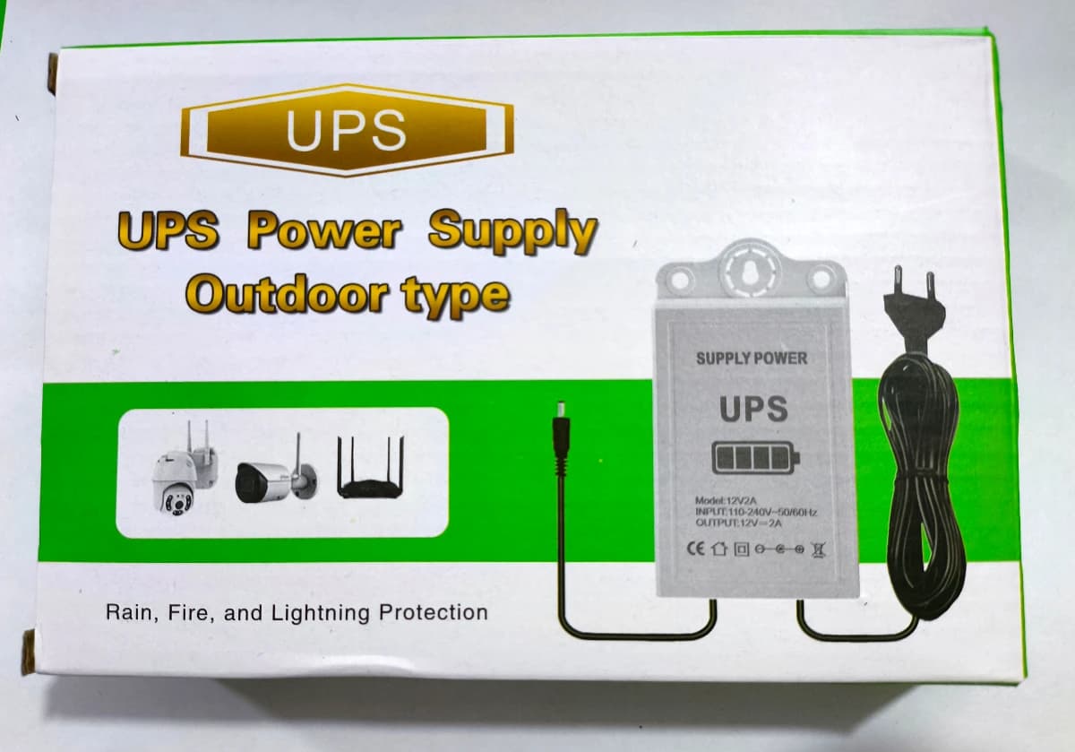Imagen de Mini UPS 110V/220V a 12 Vdc 2A 10400MAH UPS-AC-MINIUPS-V