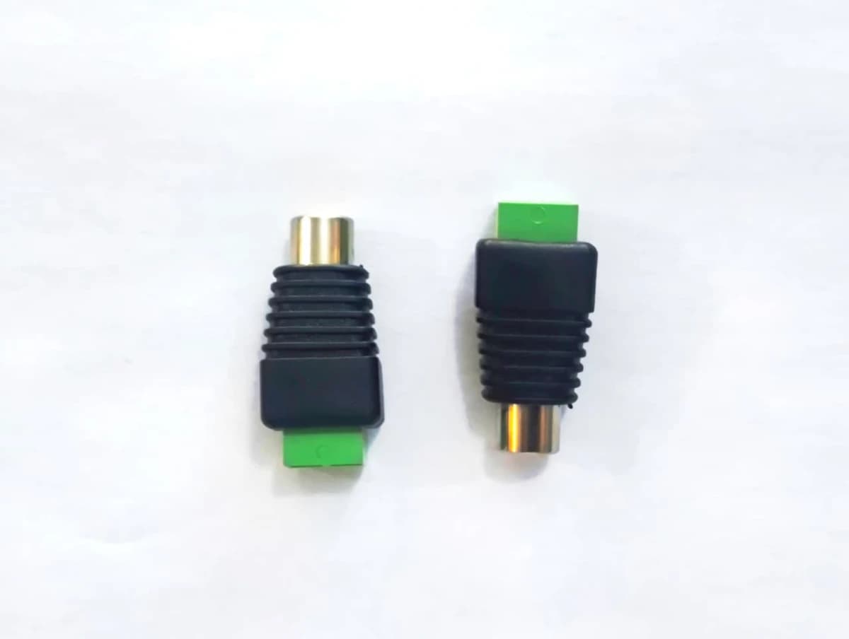 Imagen de Plug Adaptador RCA Hembra a Dc Cctv