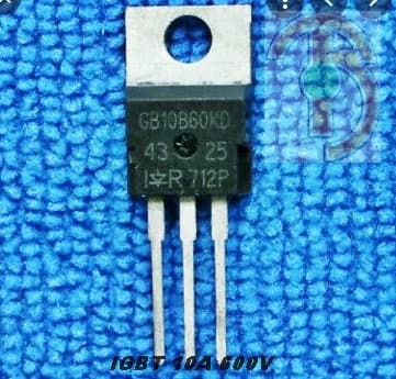 Imagen de Gb10B60KD Transistor Igbt 12A 600V TO-220