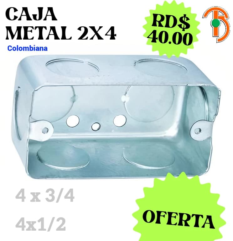 Imagen de Cajas De Metal y Plásticas 2x4 (En Oferta hasta Agotar)