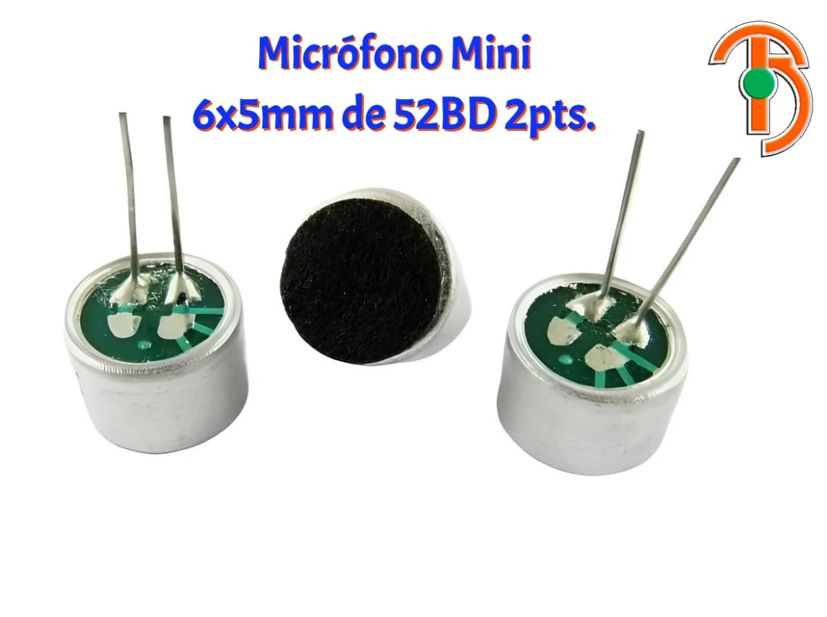 Imagen de Micrófono Mini WM-61B102C